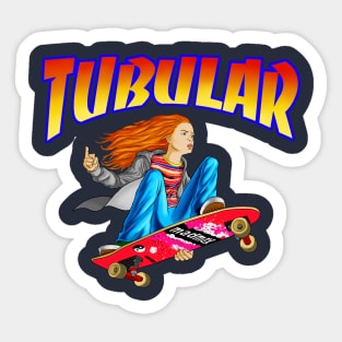 Tubular Tee Sticker